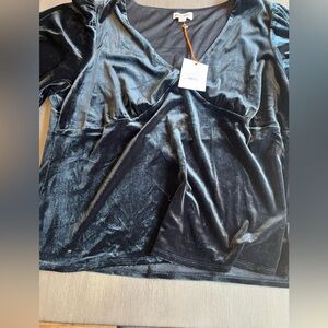 Velour blouse